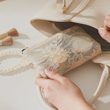 Pearl Lace Pouch