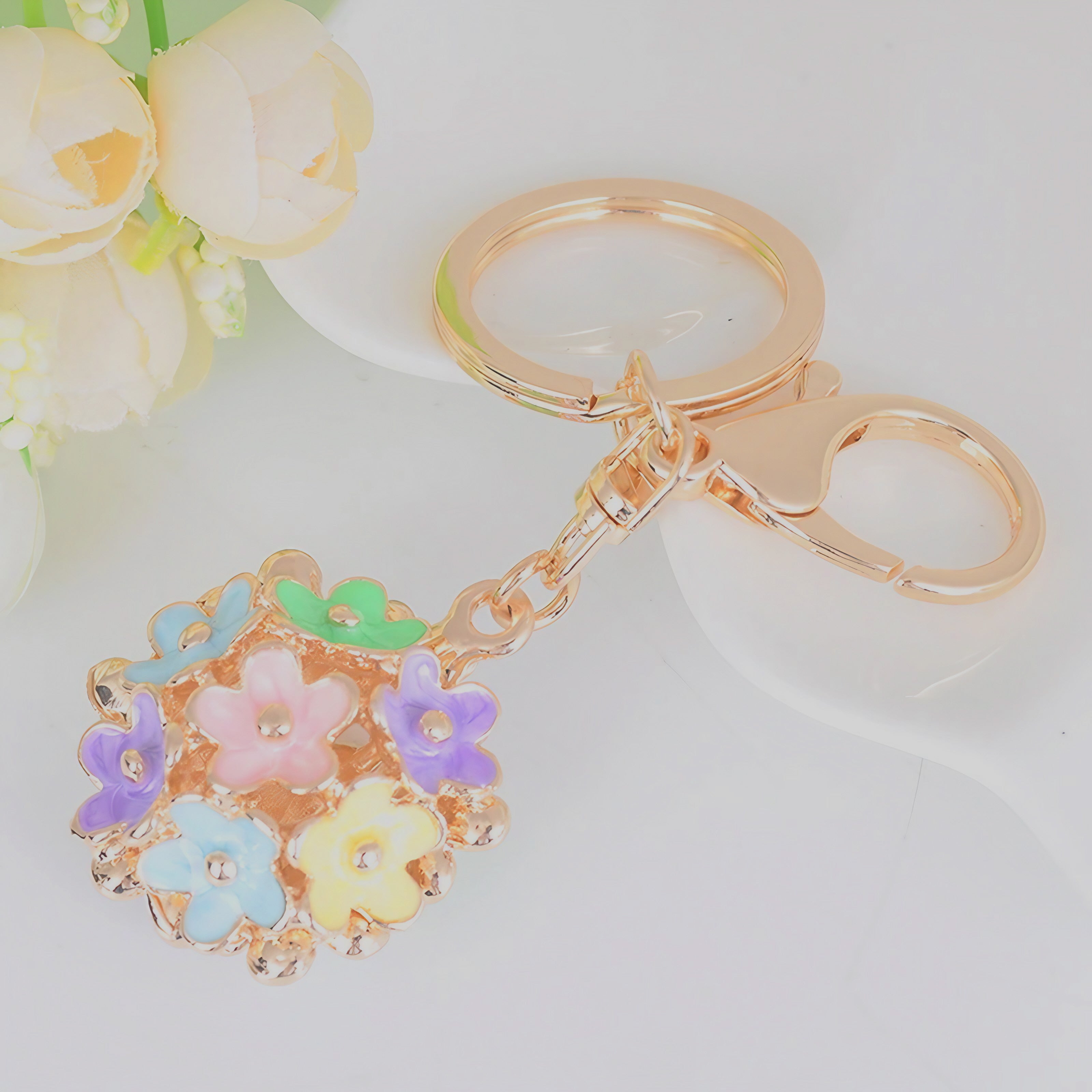 Petal Bouquet Keyring
