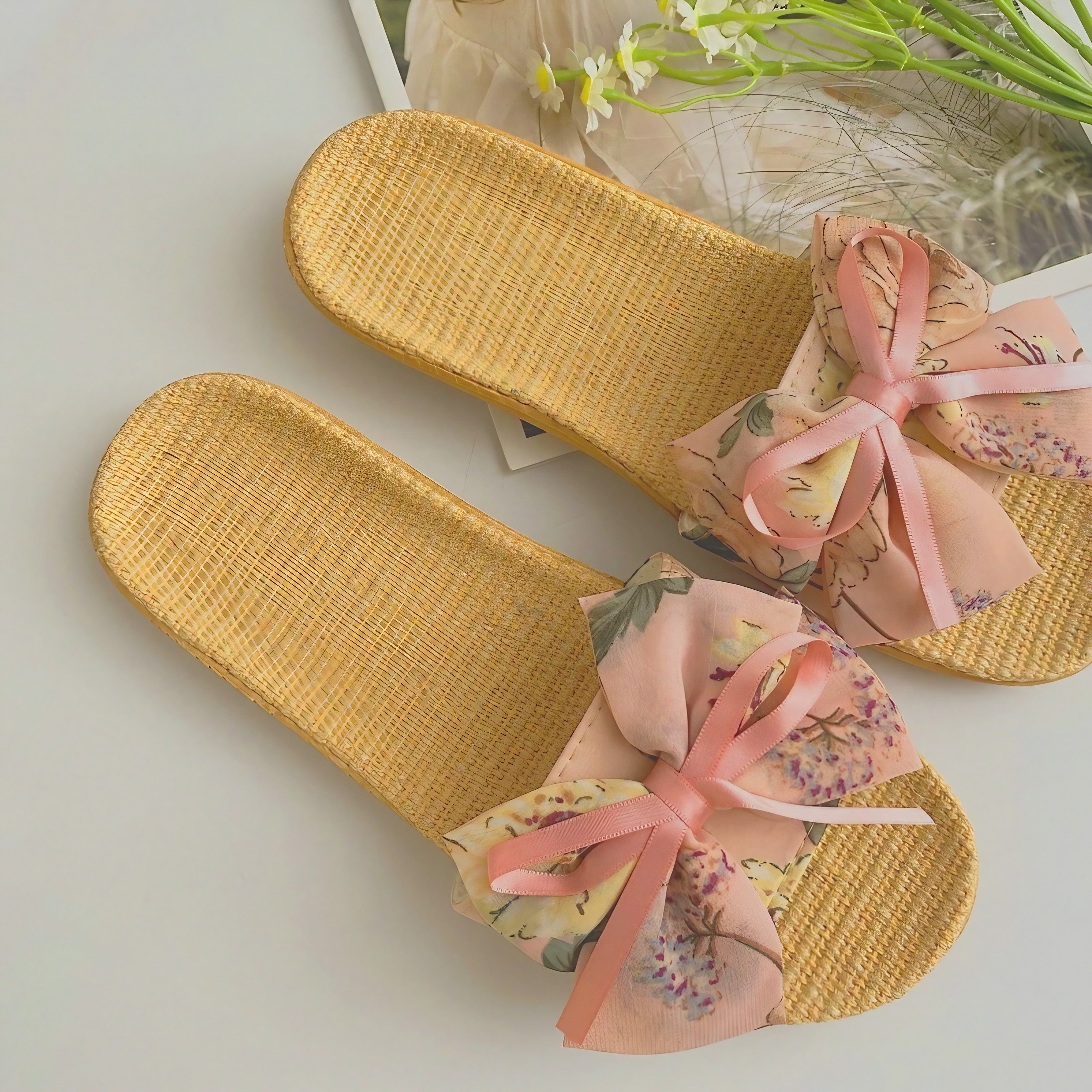 Petal Bow Slides