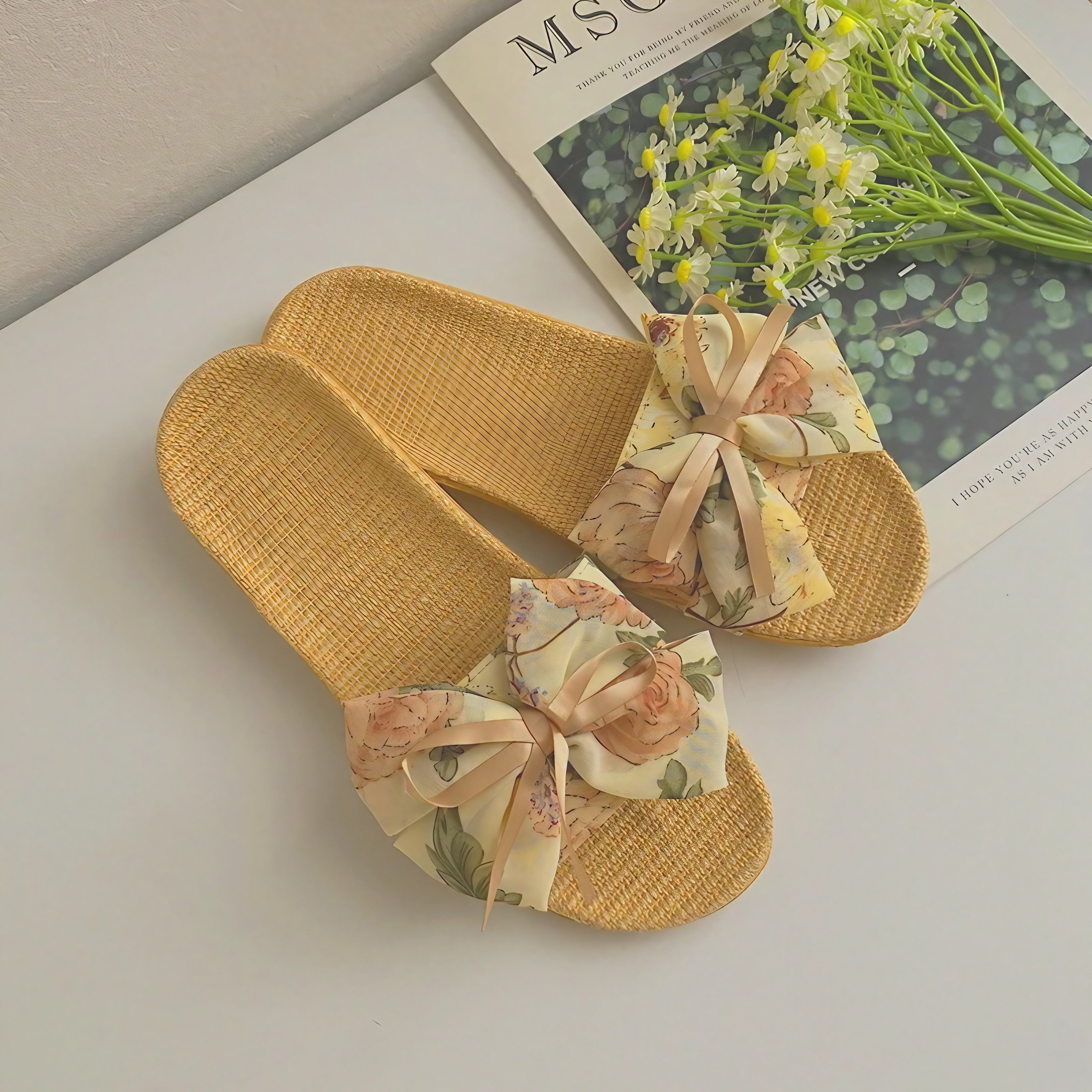 Petal Bow Slides
