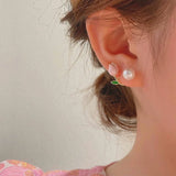 Petal Glow Pearl Earrings