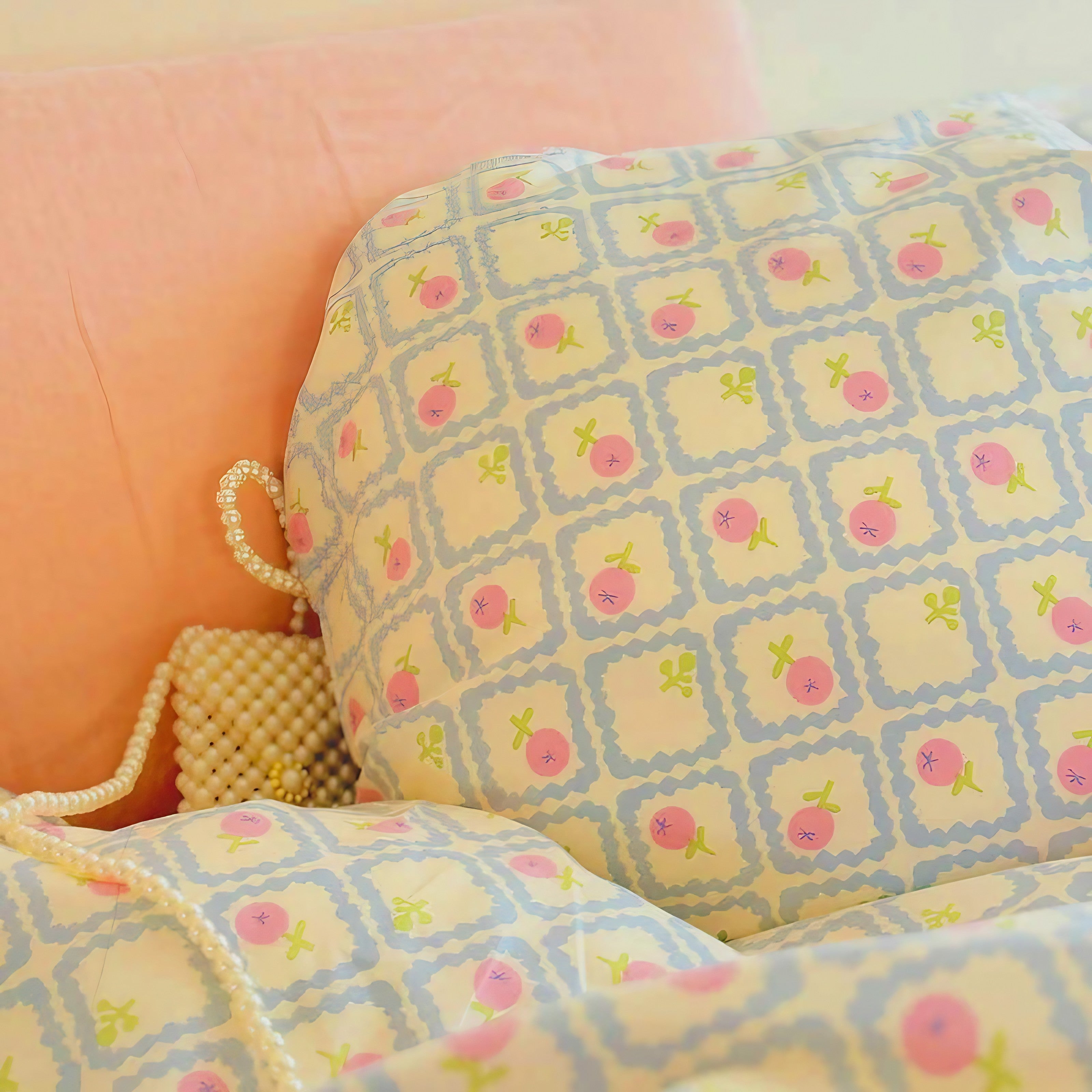 Petal Grid Pillowcase