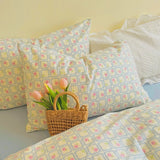 Petal Grid Pillowcase