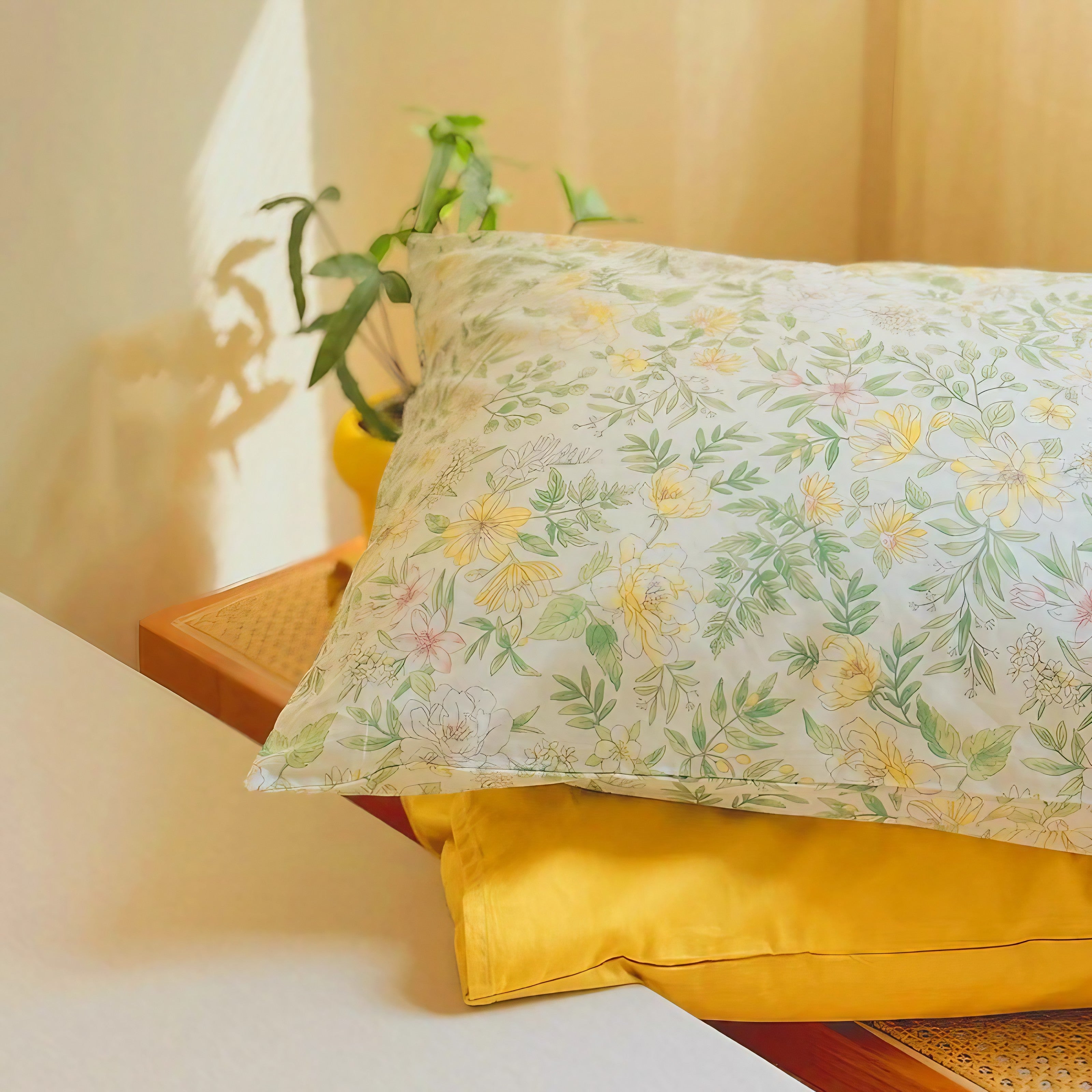 Petal Grid Pillowcase