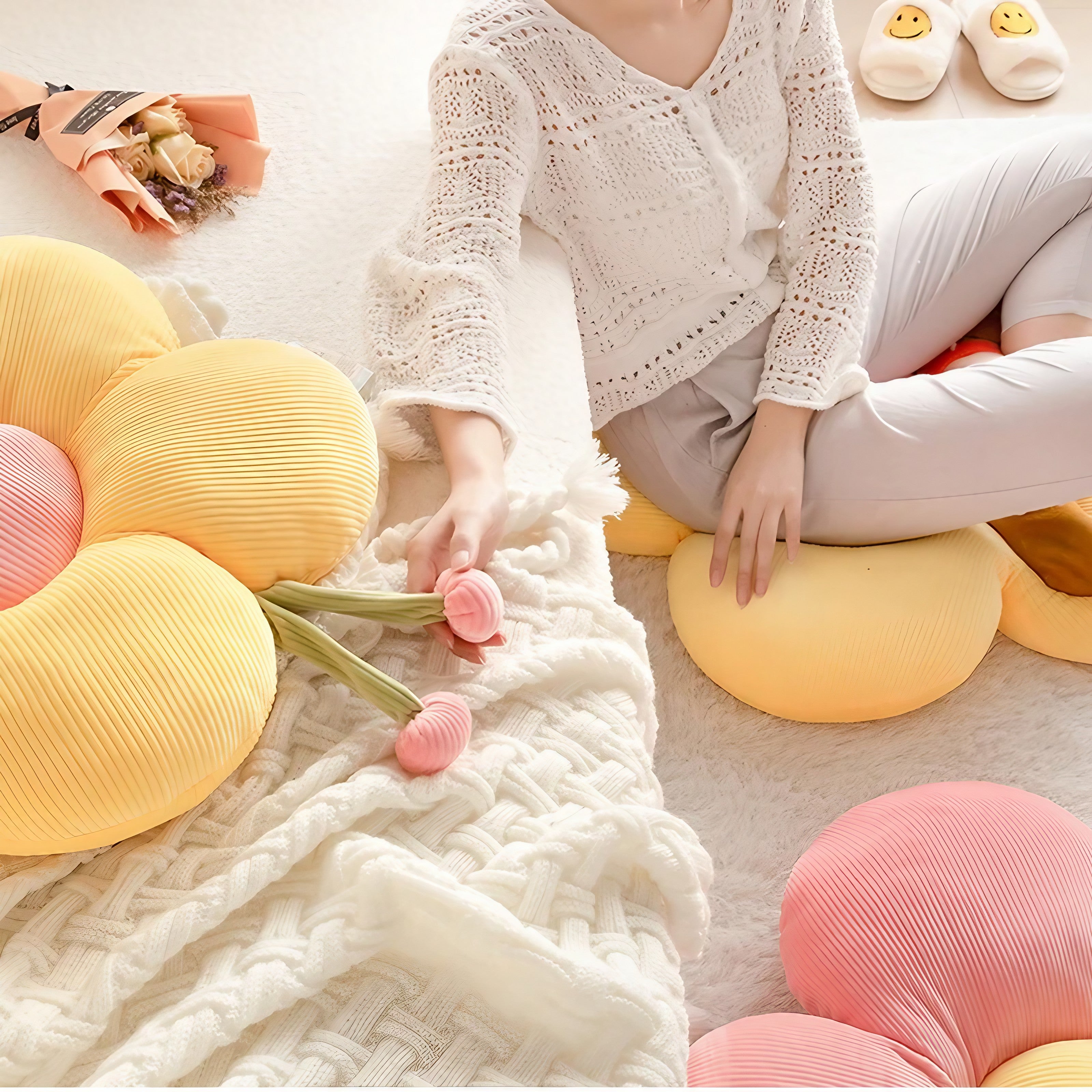 Petal Hug Floor Cushion