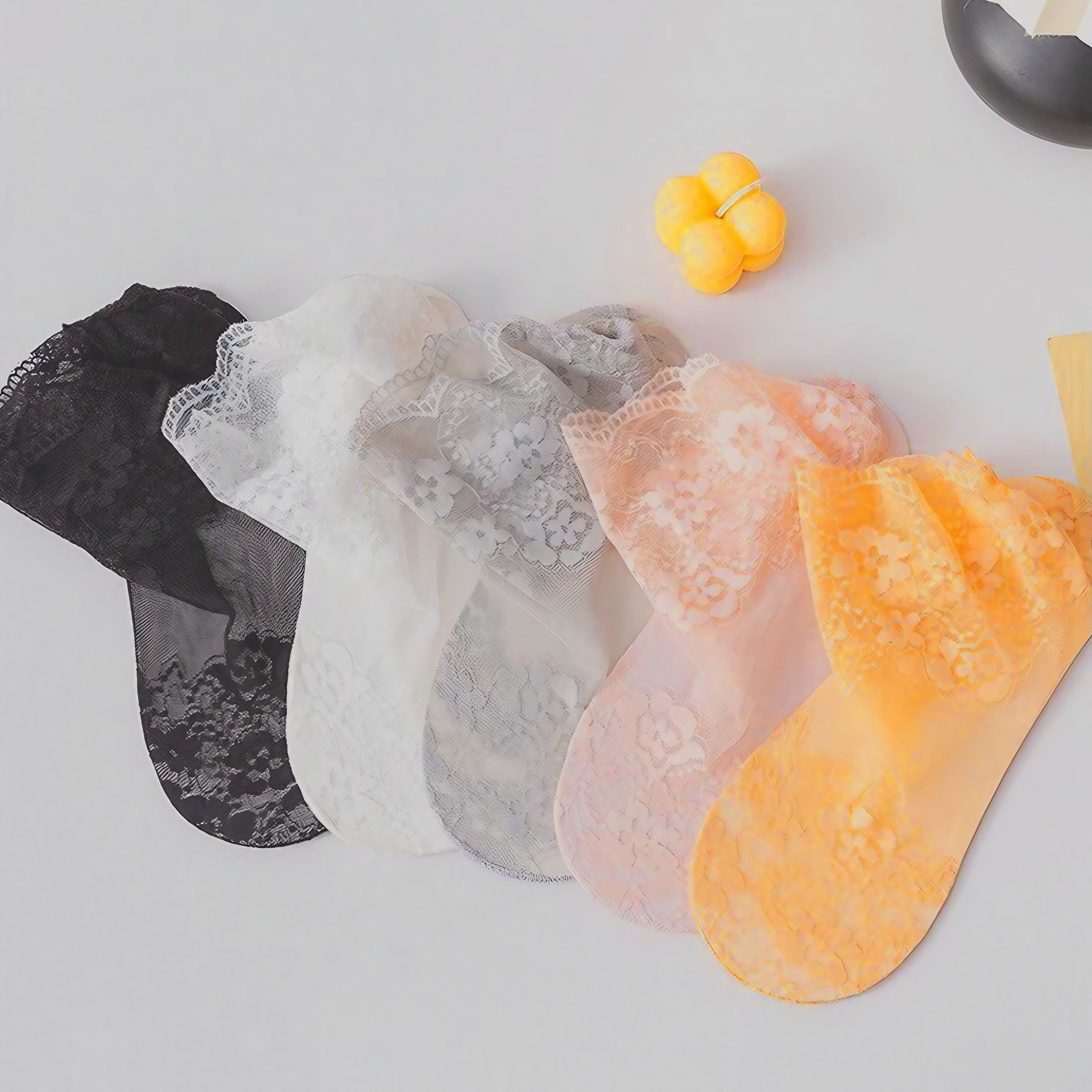 Petal Mist Sheer Socks