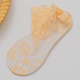 Petal Mist Sheer Socks