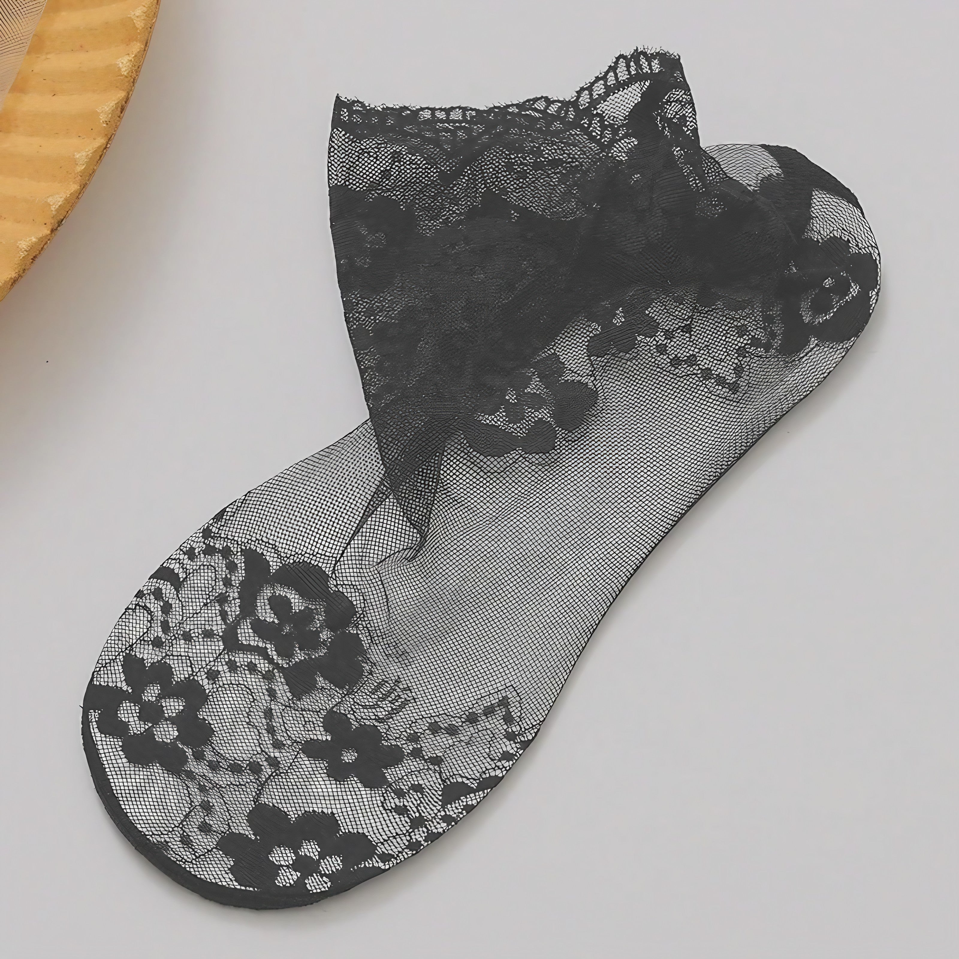 Petal Mist Sheer Socks