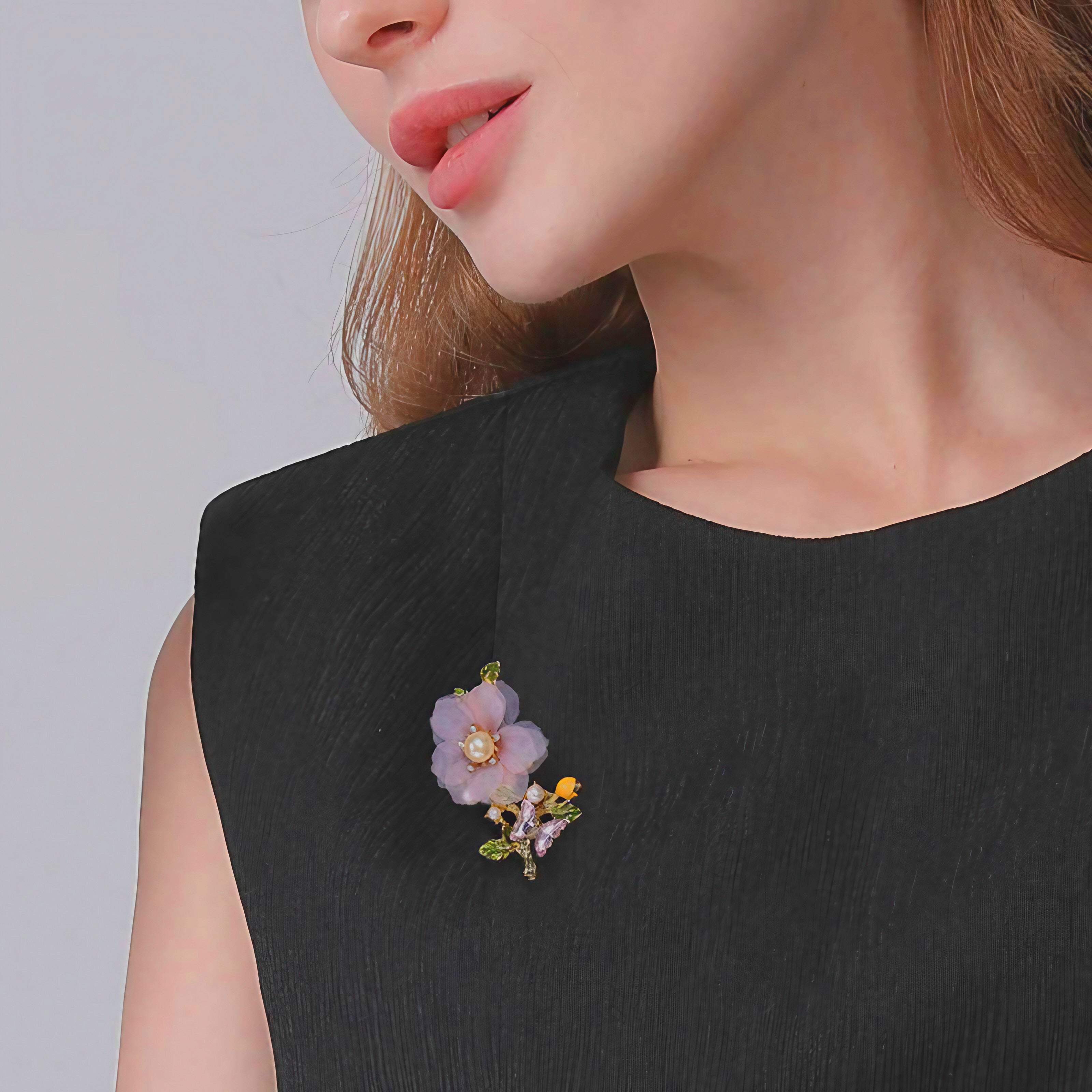 Petal Pearl Brooch