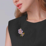Petal Pearl Brooch