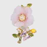 Petal Pearl Brooch