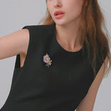 Petal Pearl Brooch