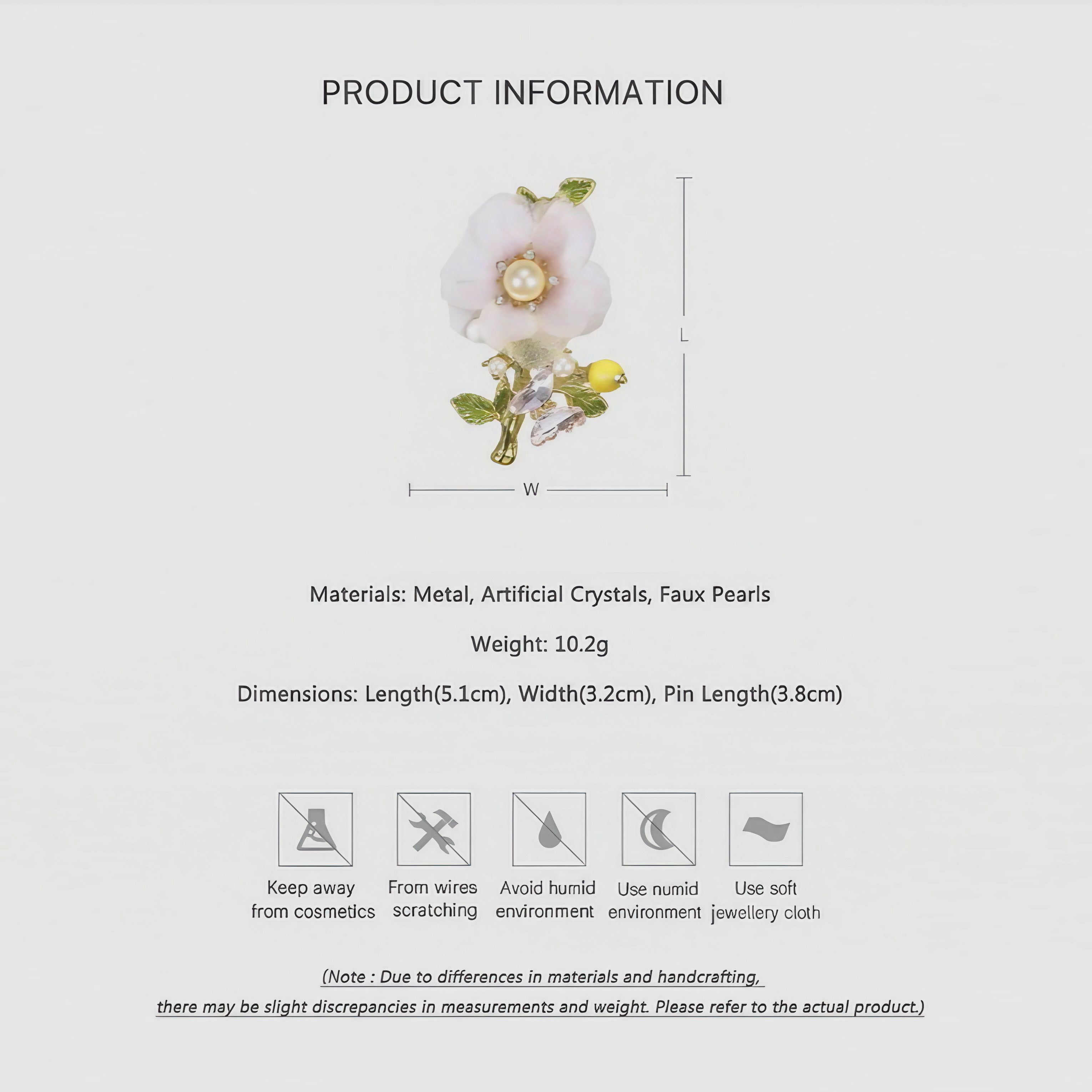 Petal Pearl Brooch