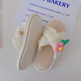 Petal Soft Linen Slippers