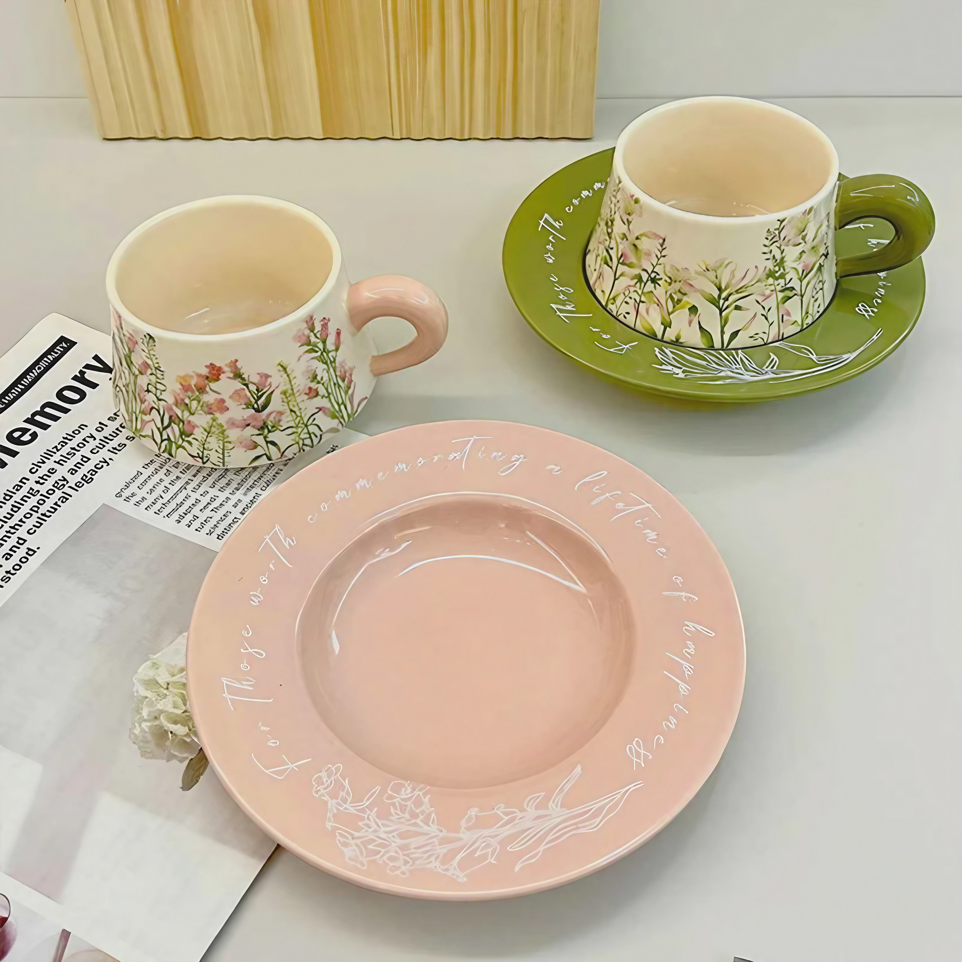 Petal Waltz Mugs