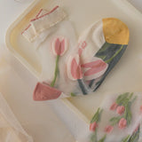 Petal Sheer Socks