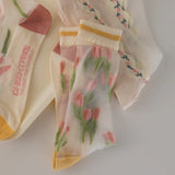 Petal Sheer Socks