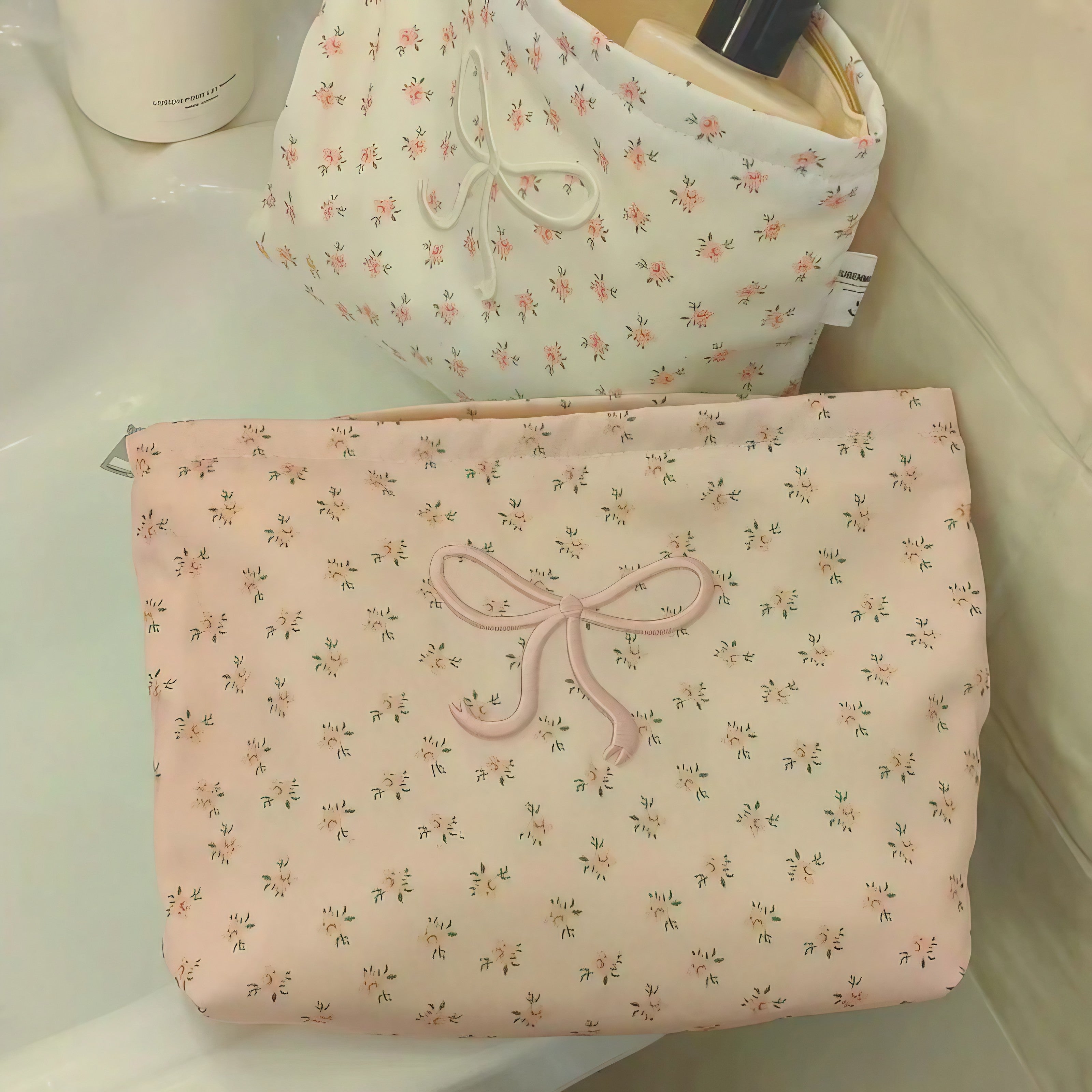 Petit Fleur Ribbon Pouch