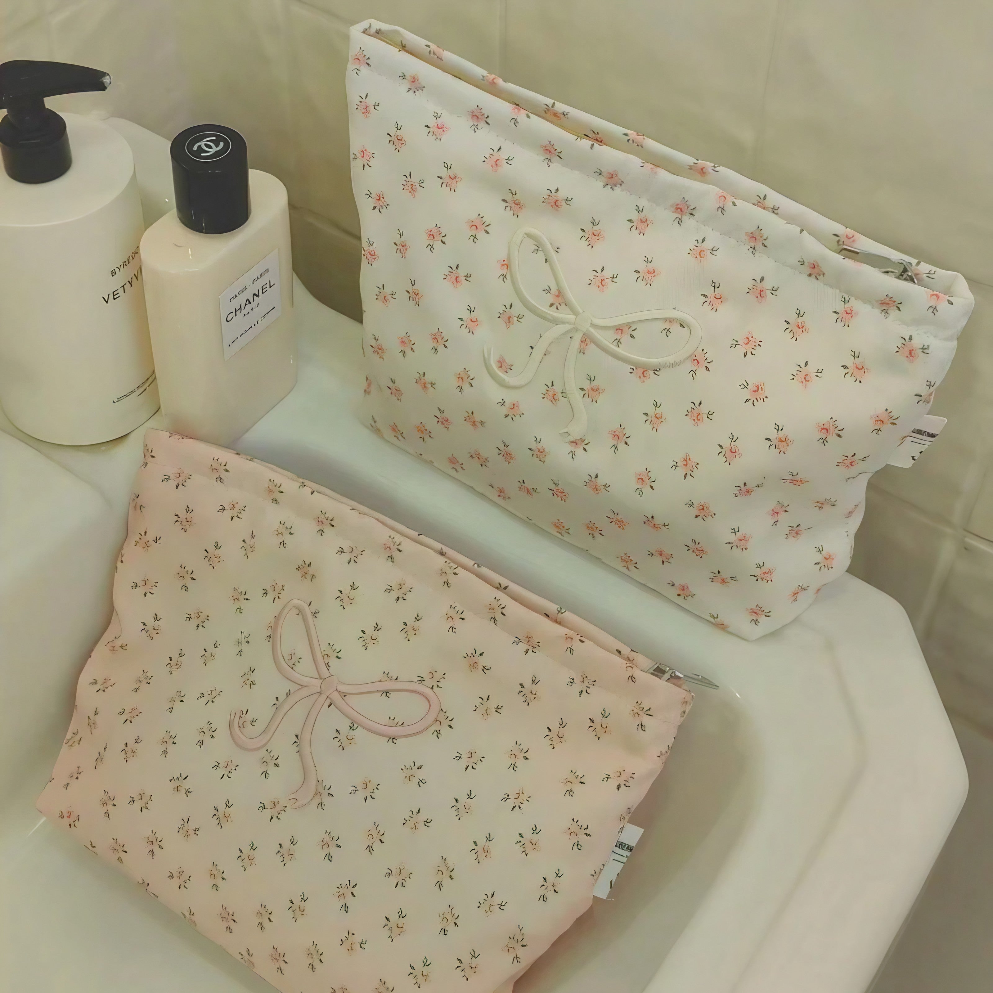 Petit Fleur Ribbon Pouch