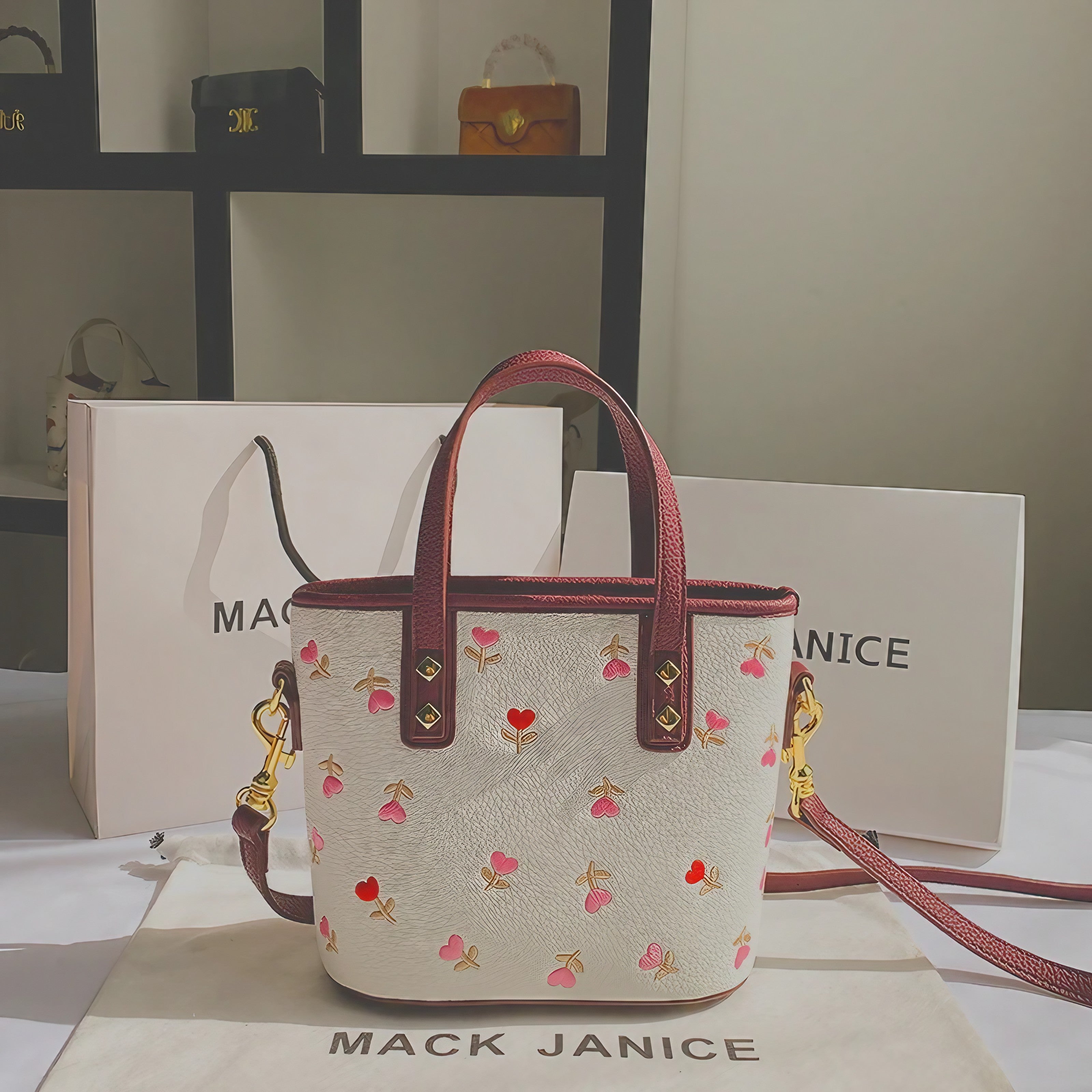Petite Berry Tote Bag