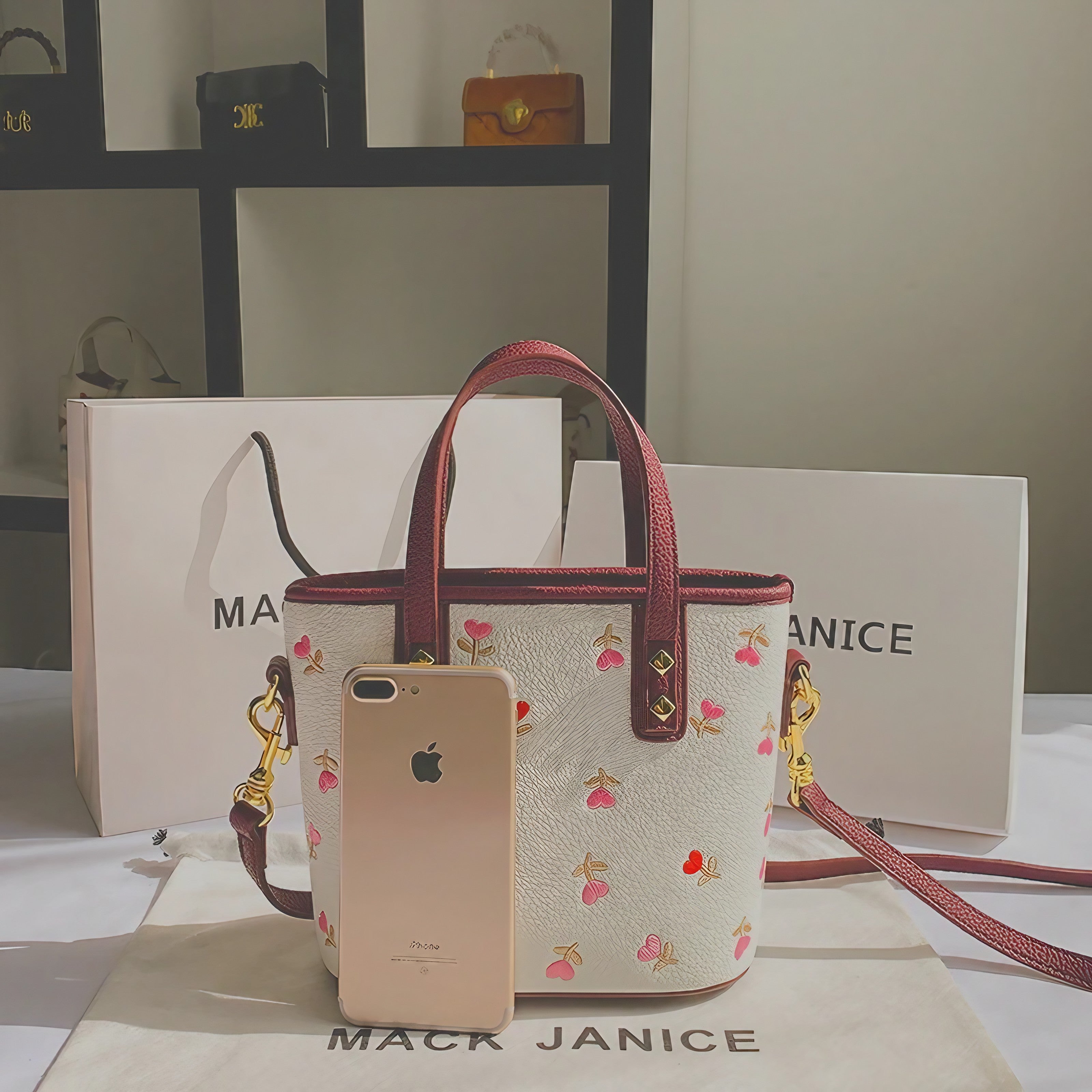 Petite Berry Tote Bag