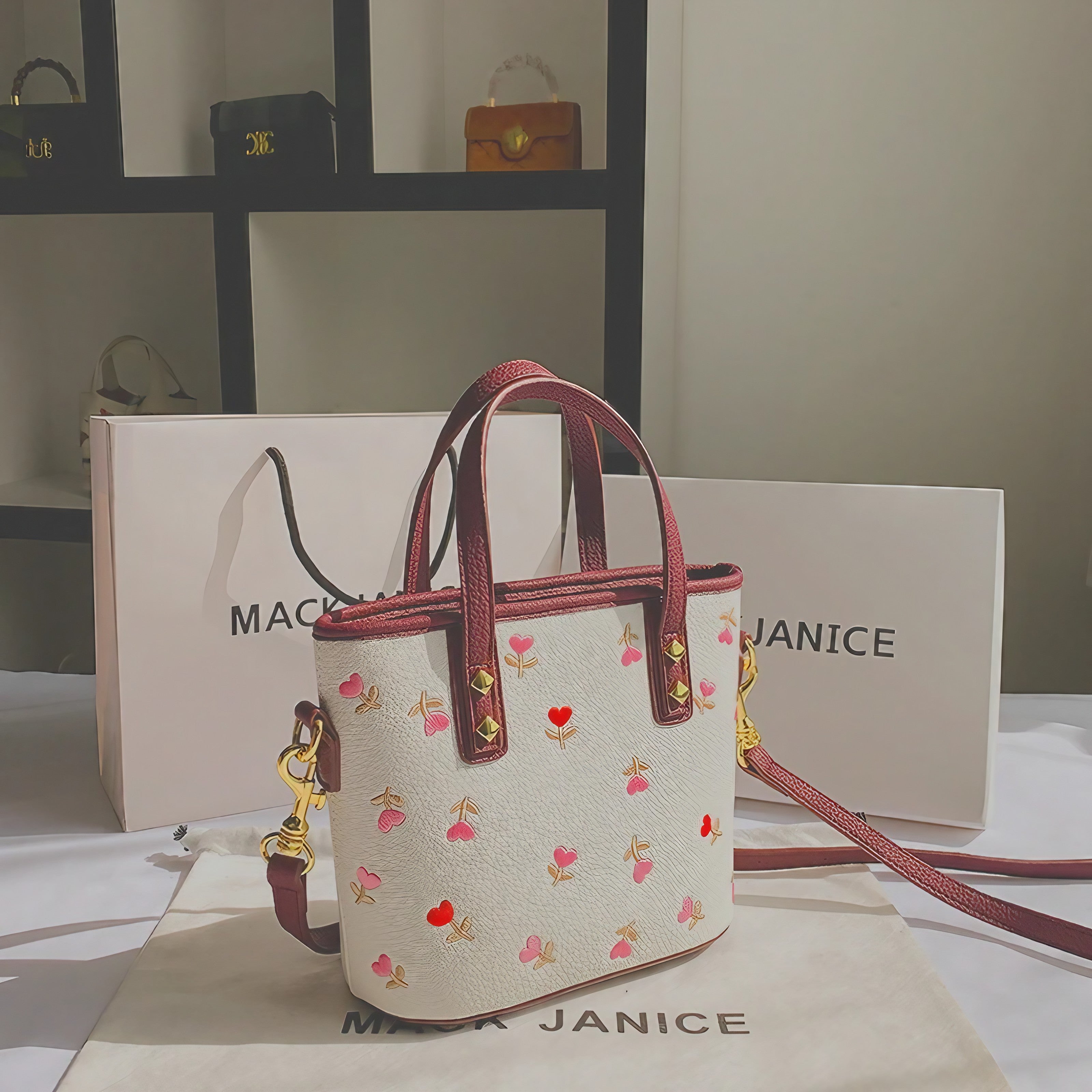 Petite Berry Tote Bag