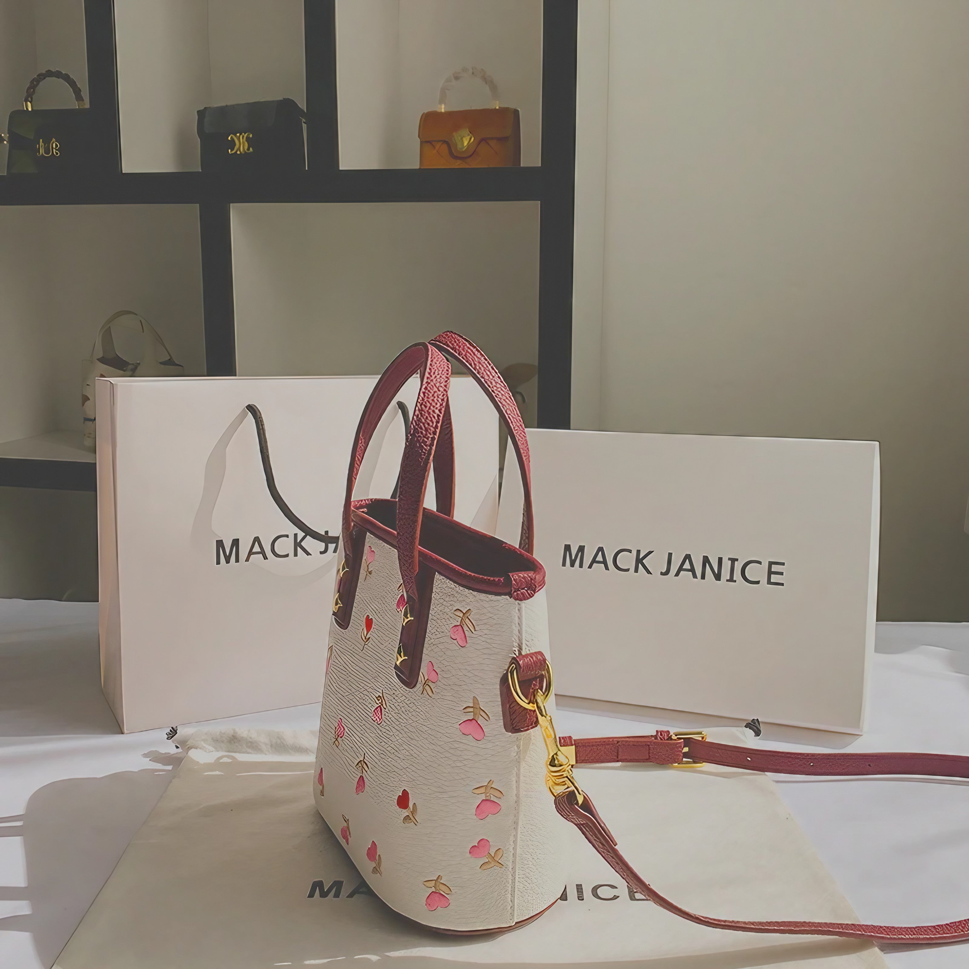 Petite Berry Tote Bag