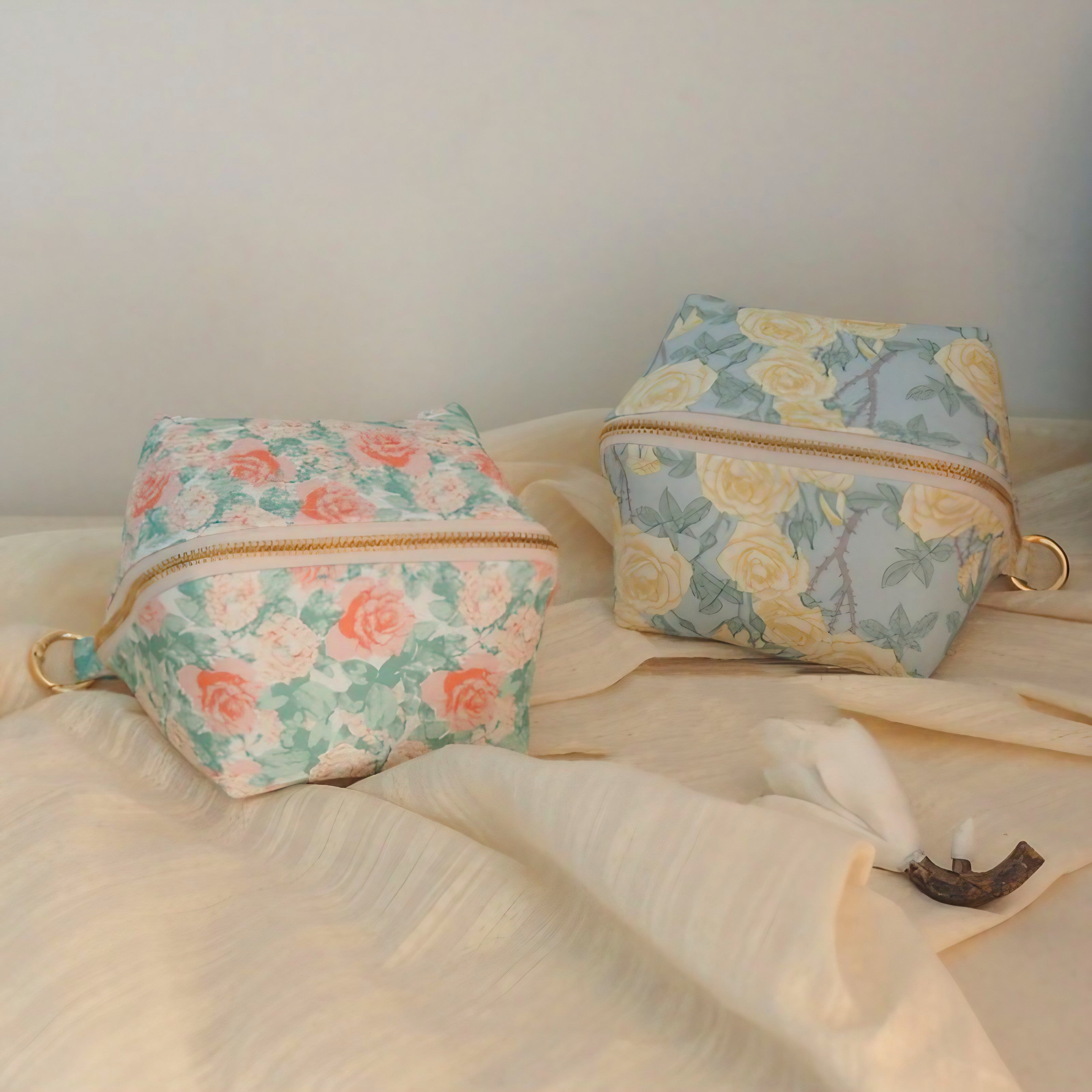 Flower Crochet Bucket Bags