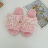 Picnic Check Frill Slippers