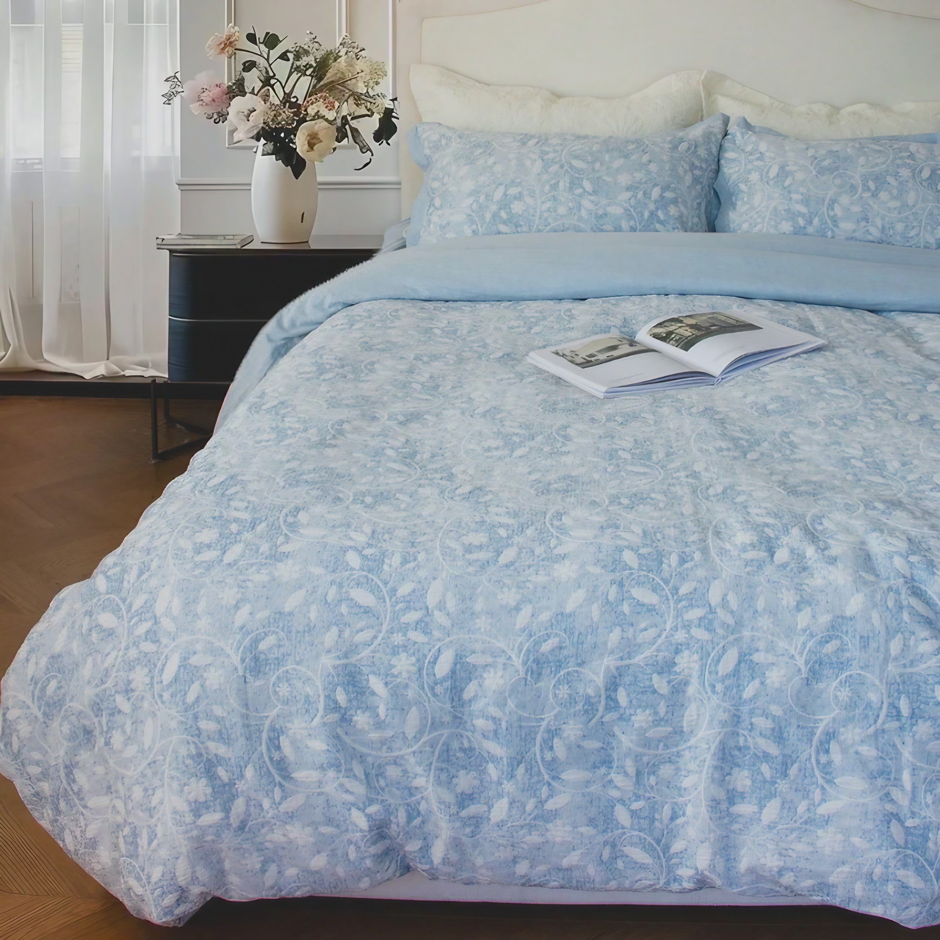 Pink Botanica Bedding Set