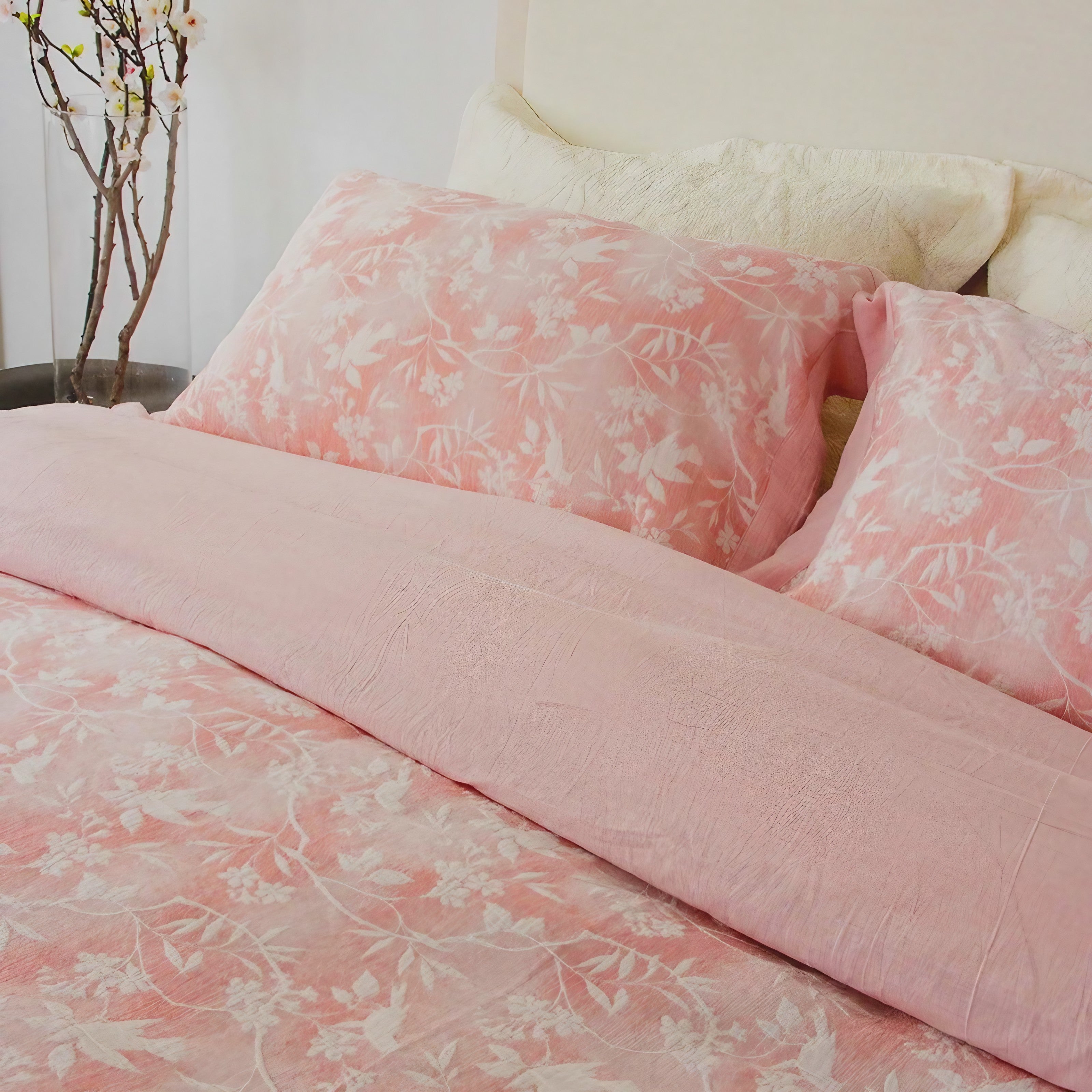 Pink Botanica Bedding Set