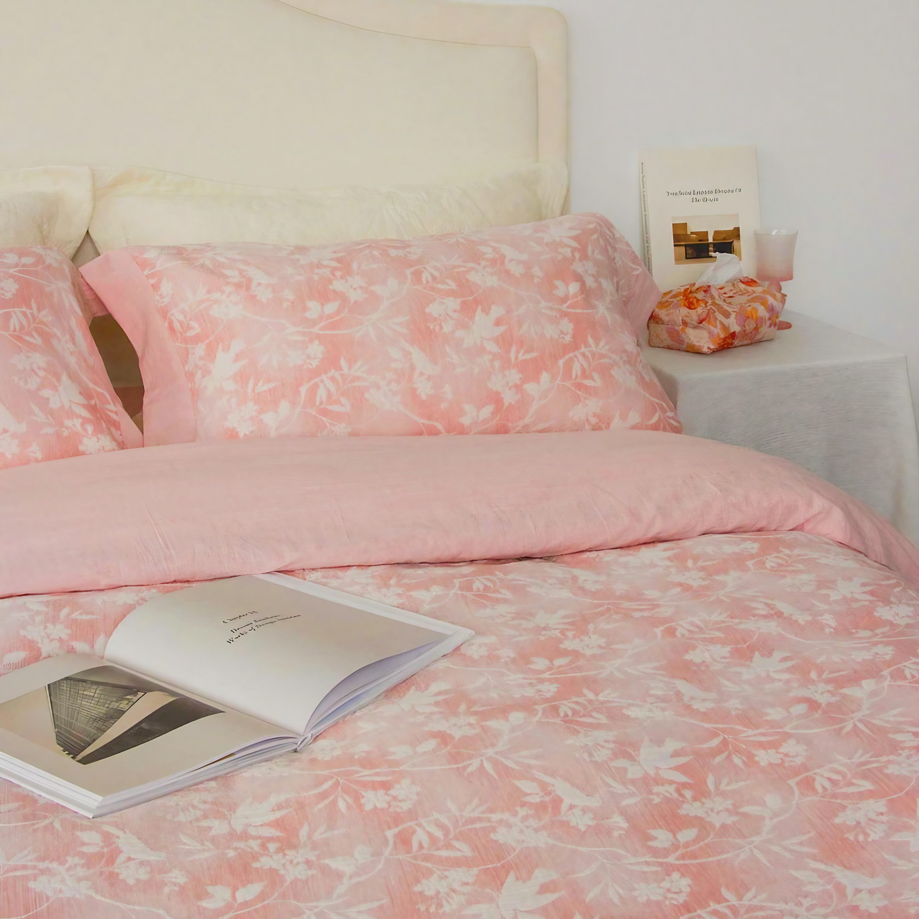 Pink Botanica Bedding Set