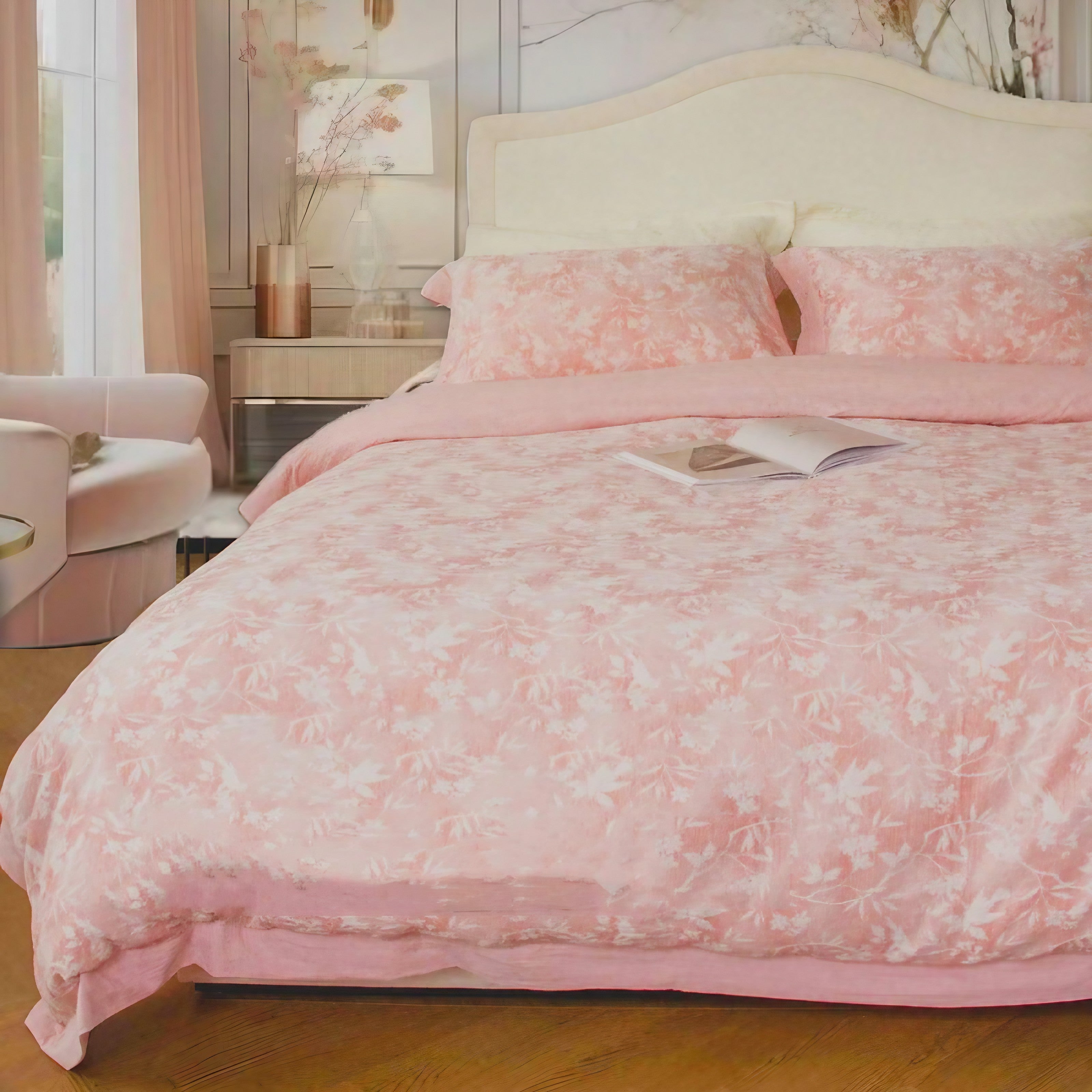 Pink Botanica Bedding Set