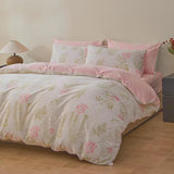 Pink Fern Blossom Bedding Set