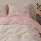 Pink Fern Blossom Bedding Set
