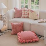 Pink Harmony Cushion Covers