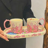 Pink Hydrangea Garden Mug