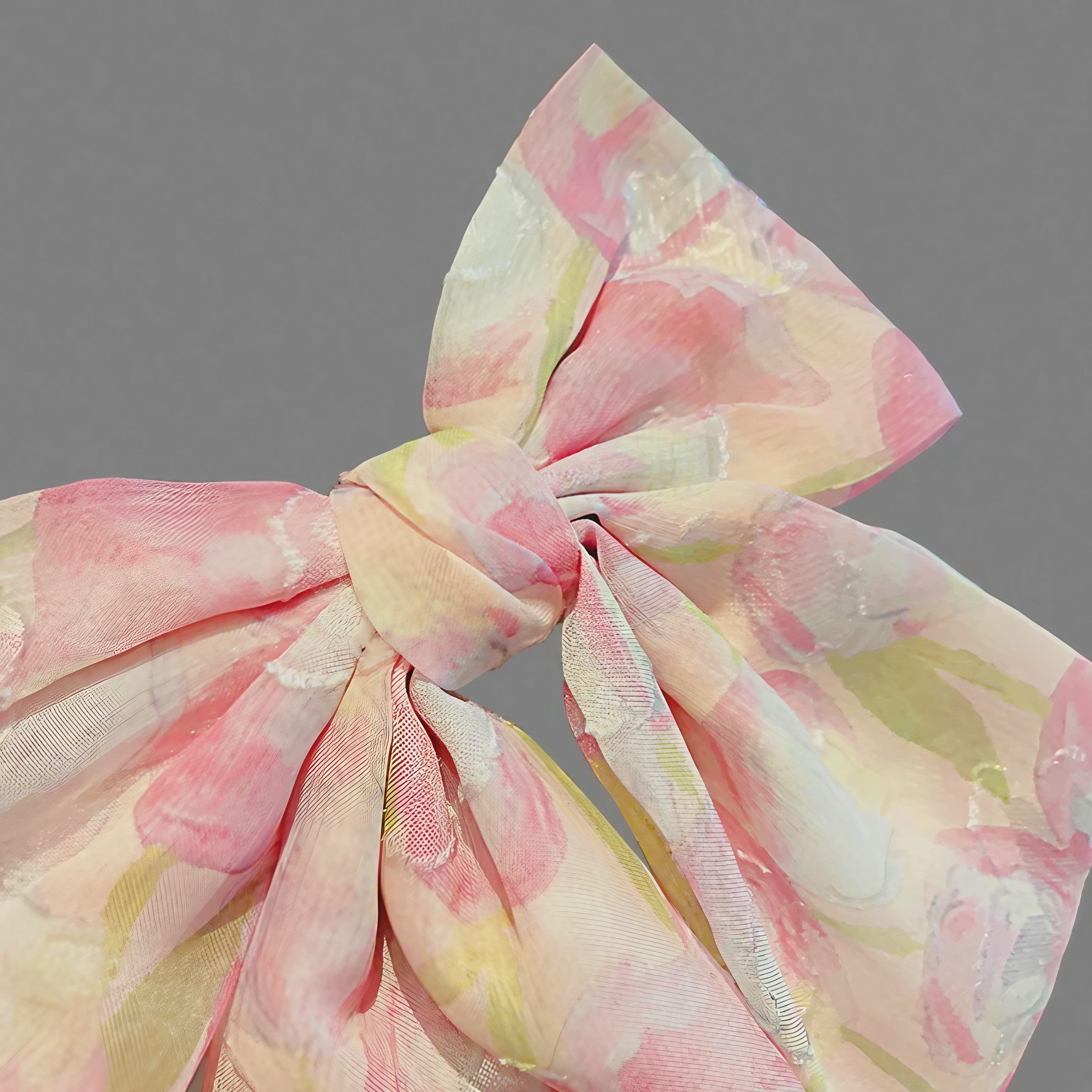 Pink Meadow Hair Clip