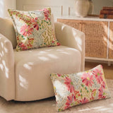 Pink Meadow Lumbar Cushion