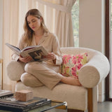 Pink Meadow Lumbar Cushion