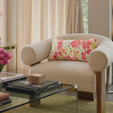 Pink Meadow Lumbar Cushion