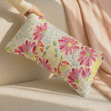 Pink Meadow Lumbar Cushion