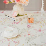 Pink Orchid Garden Tablecloth