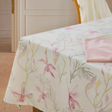 Pink Orchid Garden Tablecloth