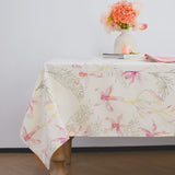 Pink Orchid Garden Tablecloth