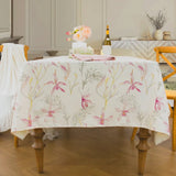 Pink Orchid Garden Tablecloth