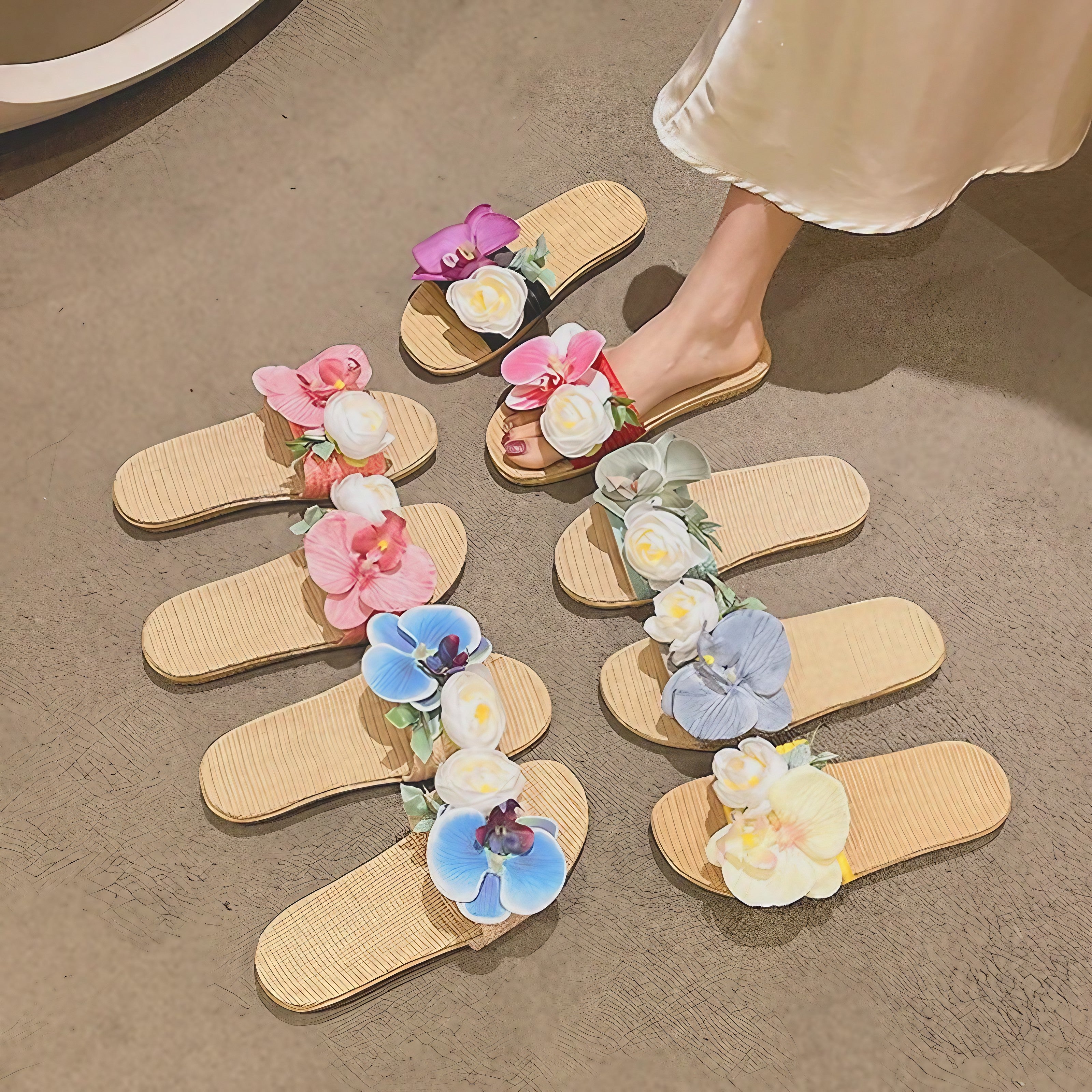 Pink Orchid Serenade Slippers