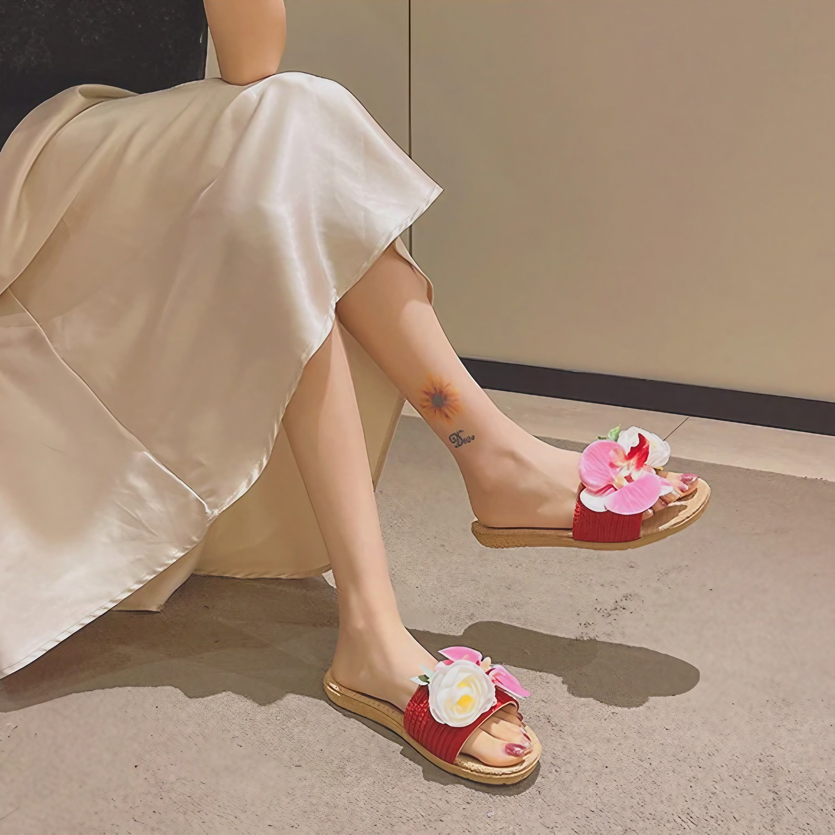 Pink Orchid Serenade Slippers