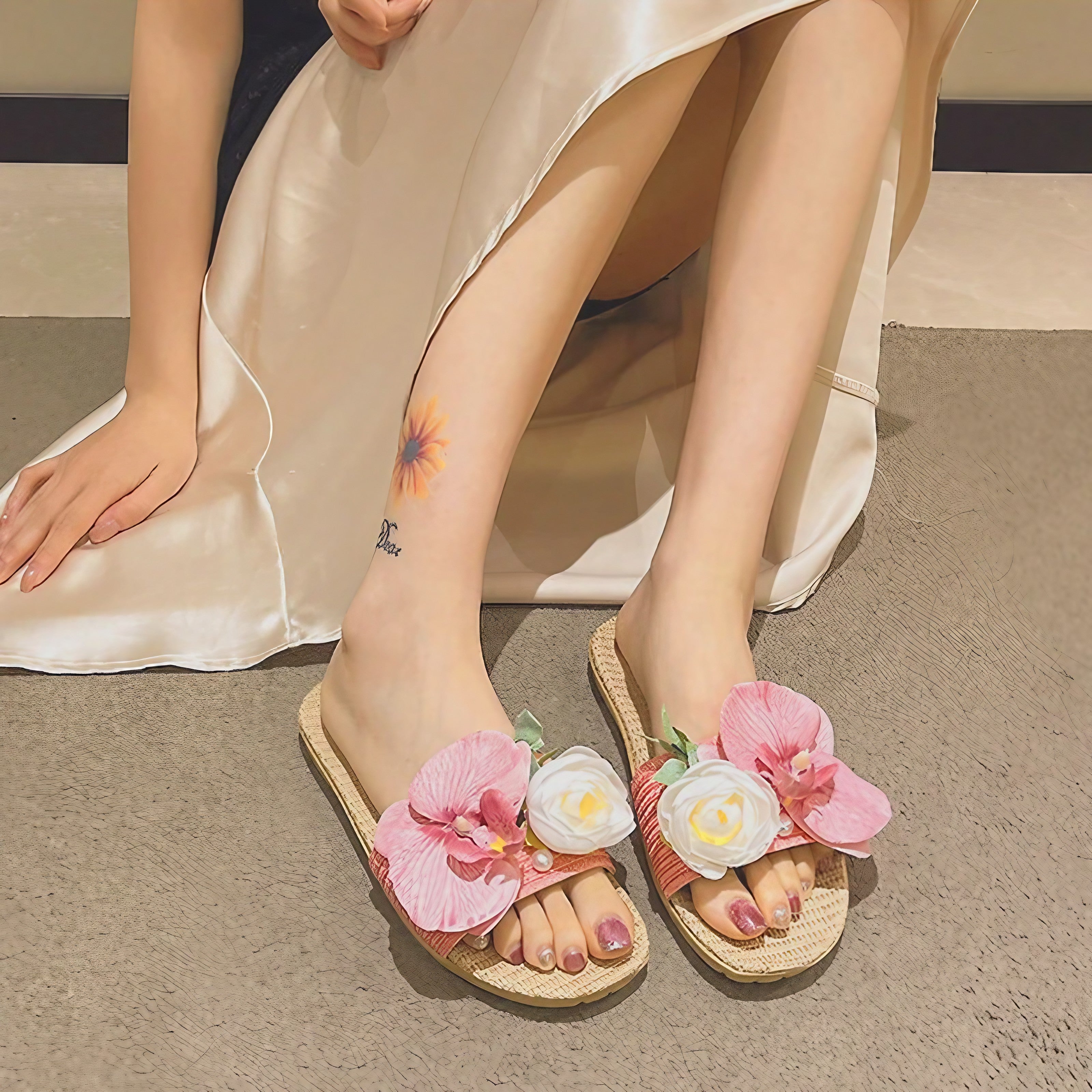 Pink Orchid Serenade Slippers