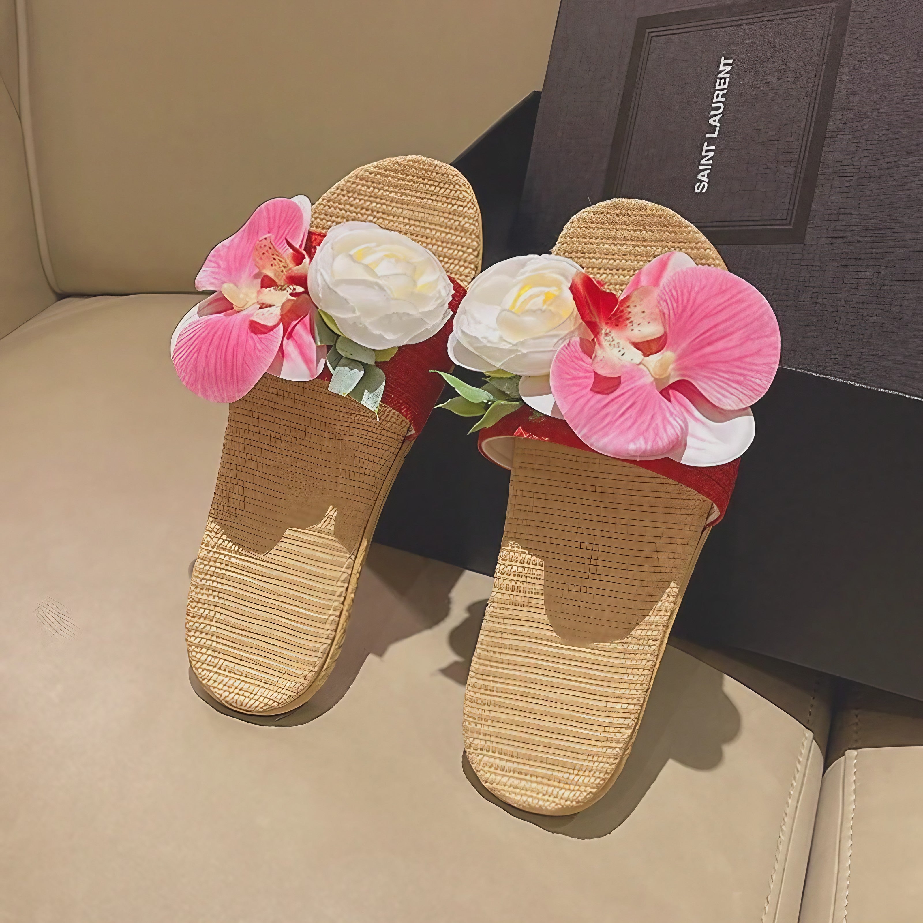 Pink Orchid Serenade Slippers